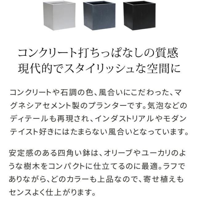 北海道・沖縄・離島送りとどける不可 代引不可 マグネシアプランター"TEXTURE"(風合い)角型36?p 白いこと 定住地表現スタイル TEX-360C-WHT