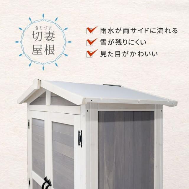 北海道・沖縄・離島配送不可 代引不可 三角屋根収納庫 ダークグリーン 住まいスタイル KGRS1600-2GRN_2