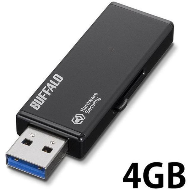 代引不可 強制暗号化機能搭載 USB3.0対応 バッファロー RUF3-HSL4G