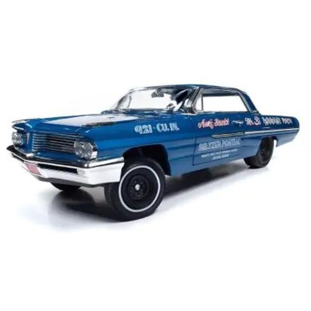AUTOWORLD 1/18 1962 ポンティアック カタリナ レジェンド オブ ザ クォーター マイル コード E エンサインブルー 京商 AW323
