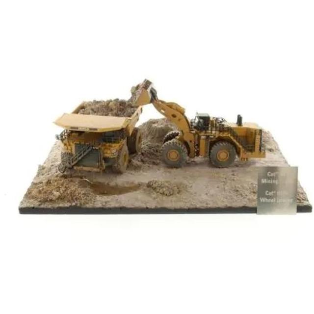 DIECAST MASTERS 1/125 Cat 994K ホイール ローダ & 797 ミニング トラック ジオラマセット 京商 DM85762