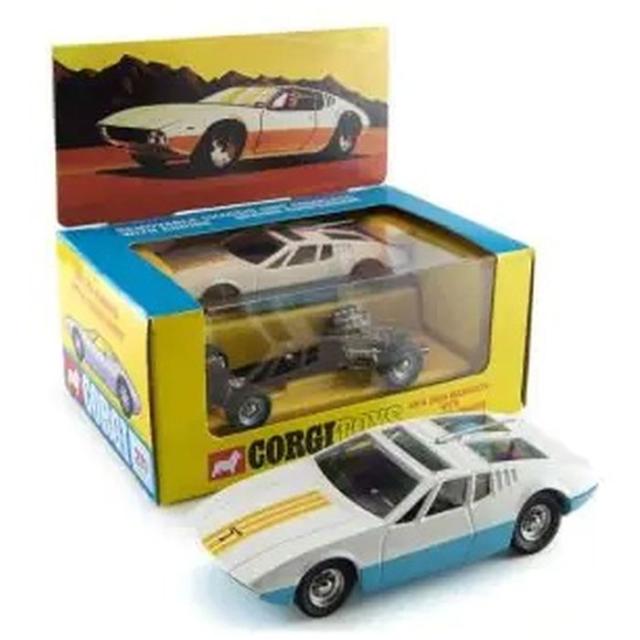 コーギ 1/44 #271 ギア 5000 マングスタ(デ･ト･マソ シャーシ付) ホワイト/ブルー 京商 CG54321008
