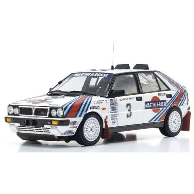 京商オリジナル 1/18 ランチア デルタ HF 4WD オリンパス ラリー ウィナー 1987 #3 京商 KS08960E