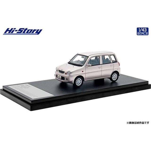 Hi-Story 1/43 SUBARU PLEO NICOT （2002） フロスティローズ・メタリック インターアライド HS432PK