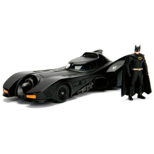 フィギュア付き バットモービル 1/24 スケール ダイキャストミニカー ティム・バートン 「バットマン」 Evolete 4562437981209