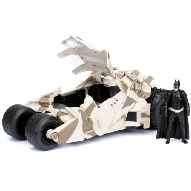 フィギュア付き バットモービル 1/24 スケール ダイキャストミニカー 「ダークナイト」 カモフラVer. Evolete 4562437981247