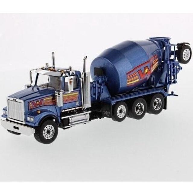 DIECAST MASTERS 1/50 ウエスタンスター 4900 McNeilus BridgeMaster ミキサー メタリックブルー 国際貿易 71075