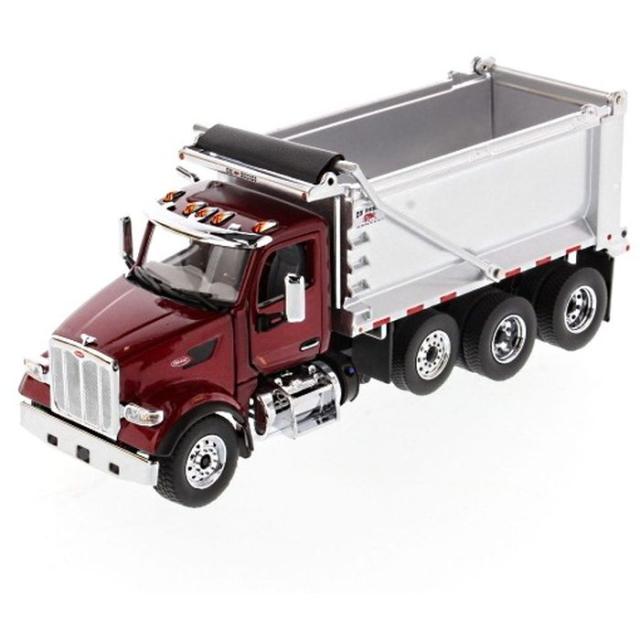 DIECAST MASTERS 1/50 ピータービルト 567 SF OX Stampede  メタリックレッドキャブ 国際貿易 71077
