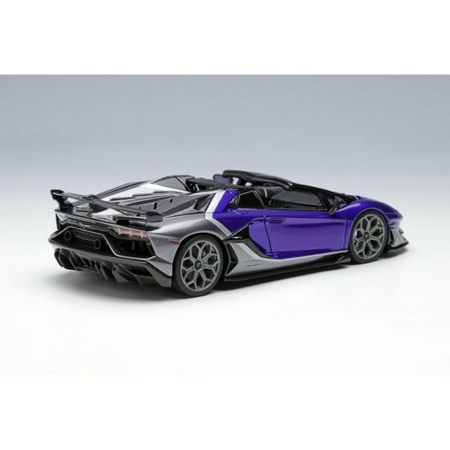 EIDOLON 1/43 Lamborghini Aventador SVJ Roadster 2020 Ad Personam 2 tone paint ヴィオラヘスティア/グリジオリンクス メイクアップ EM669C_1