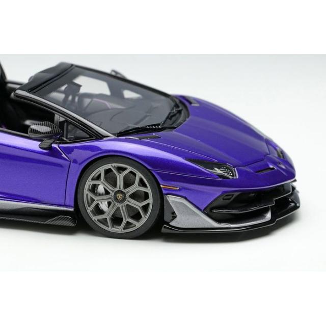 EIDOLON 1/43 Lamborghini Aventador SVJ Roadster 2020 Ad Personam 2 tone paint ヴィオラヘスティア/グリジオリンクス メイクアップ EM669C_4
