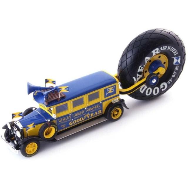 AUTOCULT 1/43 ビュイック 「グッドイヤー・エアウィール」プロモーション・バス  1929 国際貿易 10012