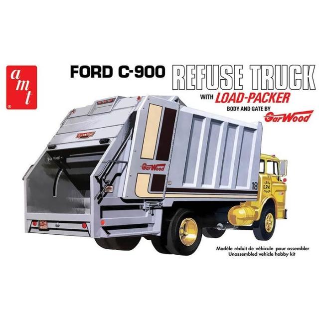 AMT 1/25 フォード C-900 ガーウッド ロードパッカー ゴミ収集車 プラッツ AMT1247