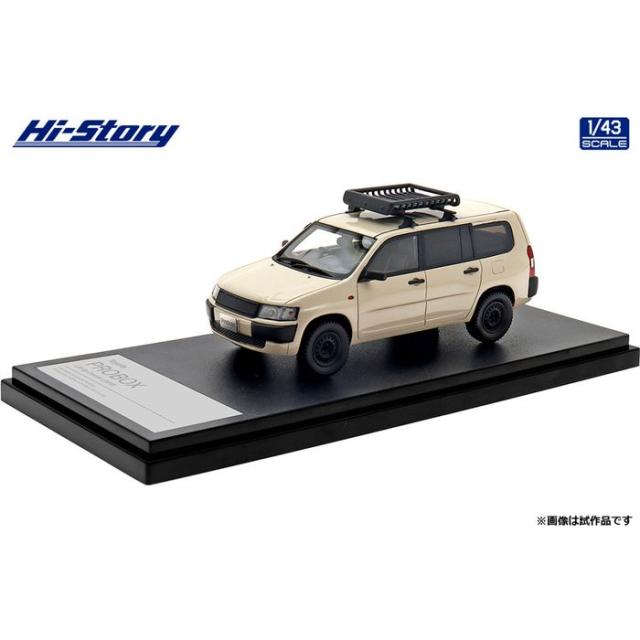 Hi-Story 1/43 Toyota PROBOX Lift Up Custom (2010) ベージュ