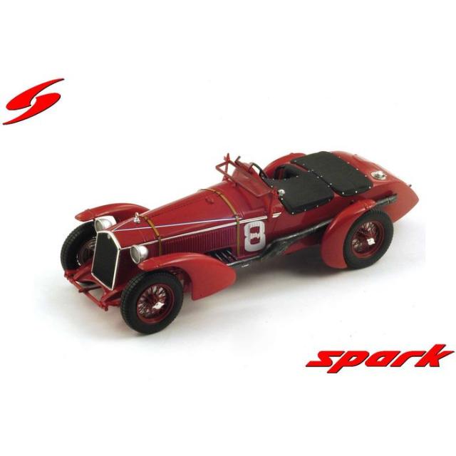 1/18 Alfa Romeo 8C No.8 Winner Le Mans 1932 R. Sommer - L. Chinetti (Reproduction) Spark Japan 18LM32