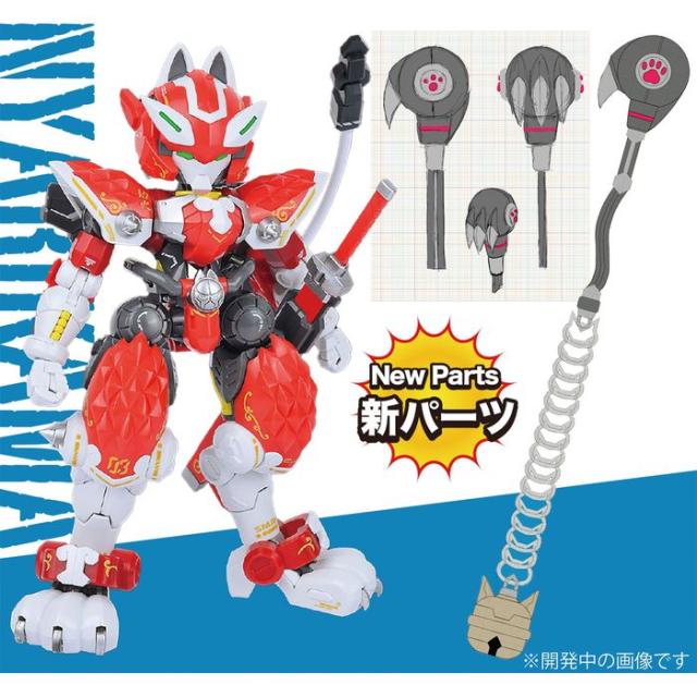 1/60 超高機動装甲・猫忍者 C.A.T-03 突撃戦場司令機 火炎 ドレスアップVer. -NYARIKAMA- プラッツ XIA3SP