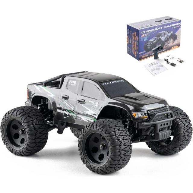 FMS 1/24 RTR RC完成モデル シボレー コロラド ブラック プラッツ FMS12421BDRTRBK