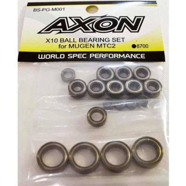 X10 BALL BEARING SET for MUGEN MTC2 アクソン BS-PG-M001