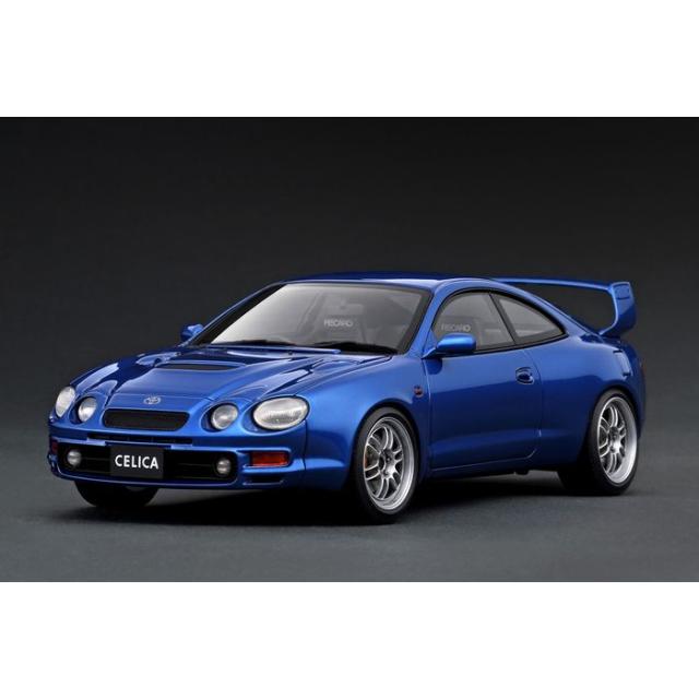1/18 Toyota Celica GT-FOUR (ST205) Blue Metallic 完成品 ミニカー 塗装済 ティーケー・カンパニー IG3676