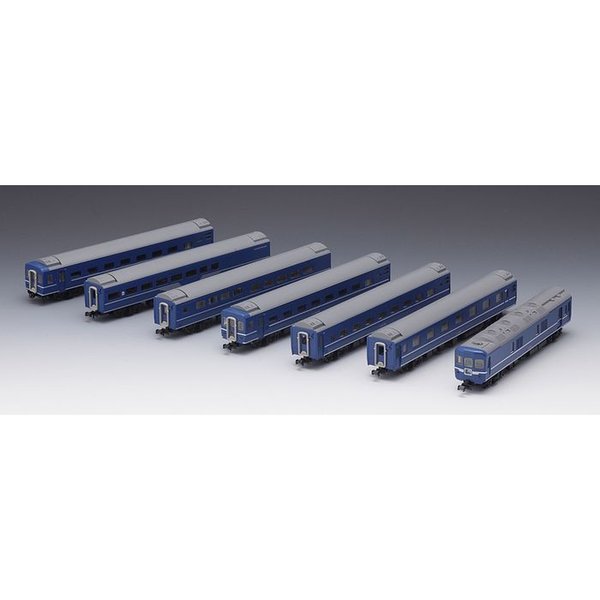 Nゲージ 24系 25-100形 特急寝台客車 はやぶさ セット 7両 鉄道模型 客車 TOMIX TOMYTEC トミーテック 98802