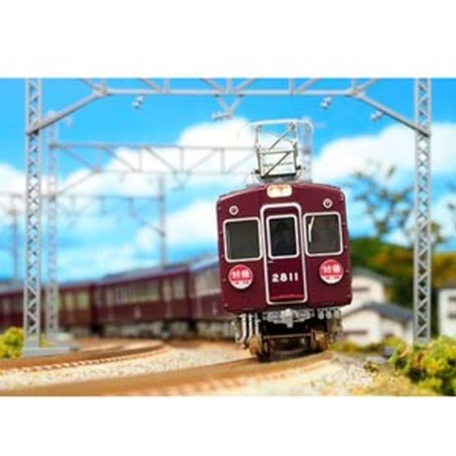阪急2800系　非冷房車増結 3両編成セット　動力無し 阪急2800系非冷房車 増結3両編成セット(動力無し) 鉄道模型 グリーン