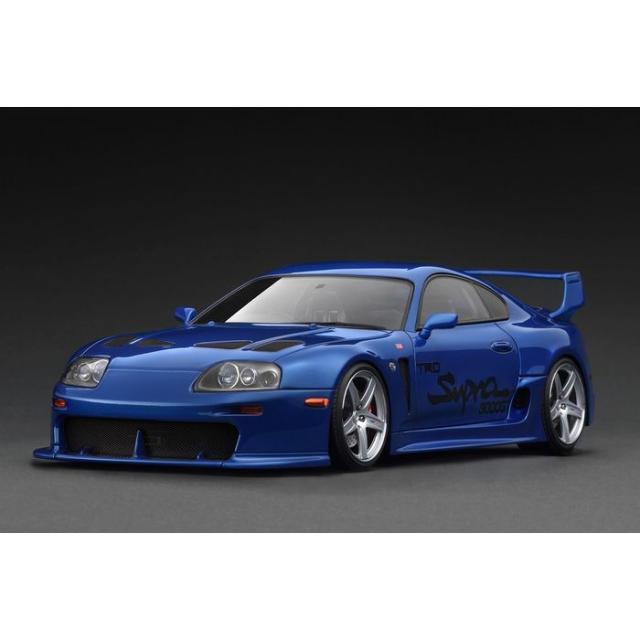 1/18 Toyota Supra (A80) TRD 3000GT Blue 完成品 ミニカー 塗装済 ティーケー・カンパニー IG3604