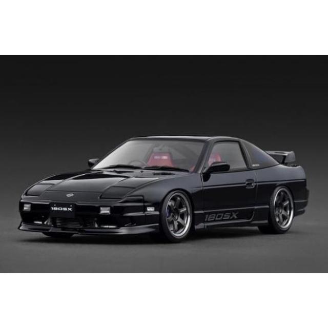 1/18 Nissan 180SX TYPE X (RPS13) Black ミニカー 模型 完成品 イグニッションモデル ティーケー・カンパニー IG3767