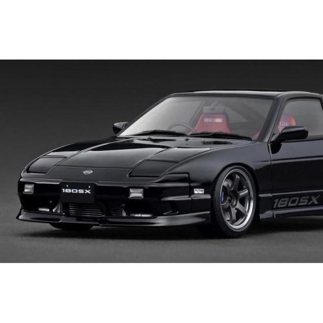 1/18 Nissan 180SX TYPE X (RPS13) Black ミニカー 模型 完成品 イグニッションモデル ティーケー・カンパニー IG3767