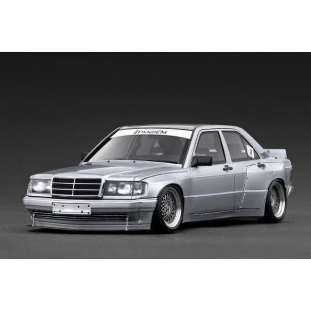 1/18 PANDEM 190 Silver ミニカー 模型 完成品 イグニッションモデル ティーケー・カンパニー IG3768