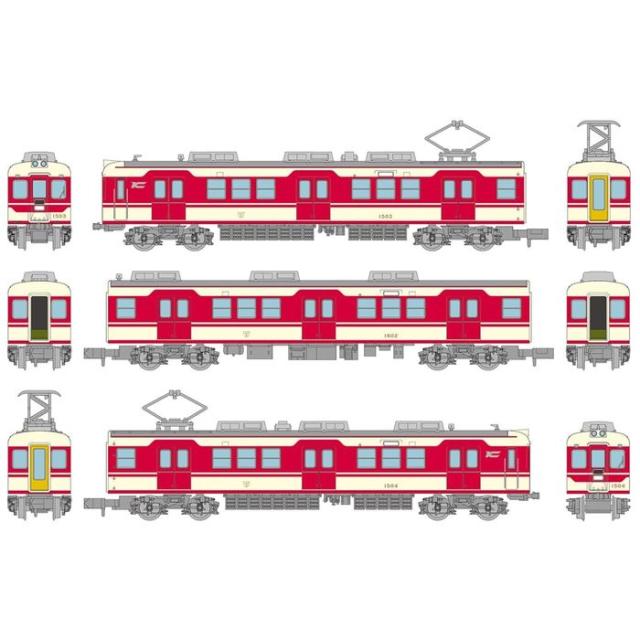 Nゲージ 鉄道コレクション 神戸電鉄1000系(1503編成) 3両セット ジオラマ 鉄道模型 トミーテック 4543736336389