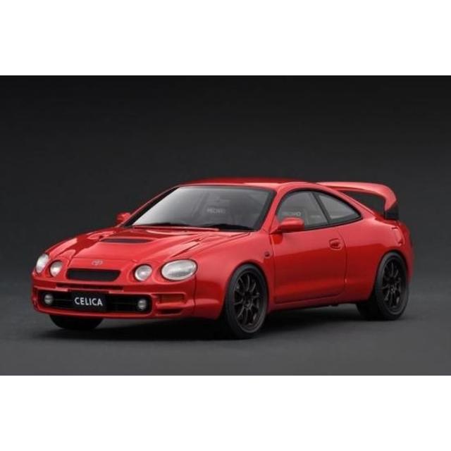 1/18 Toyota Celica GT-FOUR (ST205) Red ミニカー 模型 完成品 イグニッションモデル ティーケー・カンパニー IG3677