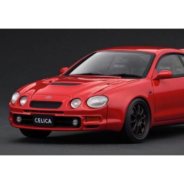 1/18 Toyota Celica GT-FOUR (ST205) Red ミニカー 模型 完成品 イグニッションモデル ティーケー・カンパニー IG3677_3