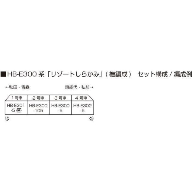 HB-E300系「リゾートしらかみ」(撫編成) 4両セット※3 KATO 10-2073_1