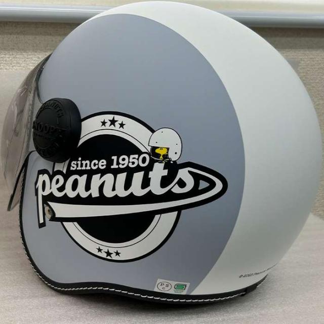 北海道・沖縄・離島配送不可 代引不可 SNOOPY ジェットシールドヘルメット ブルー アークス SNJ-106_2