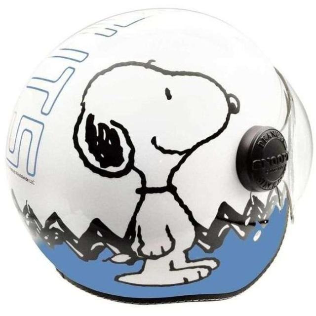 北海道・沖縄・離島配送不可 代引不可 SNOOPY ジェットシールドヘルメット ブルー アークス SNJ-111_2