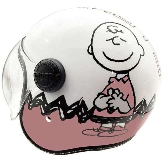 北海道・沖縄・離島配送不可 代引不可 SNOOPY ジェットシールドヘルメット ピンク アークス SNJ-112_2
