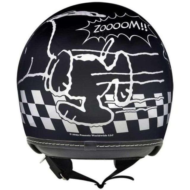 北海道・沖縄・離島配送不可 代引不可 SNOOPY ジェットシールドヘルメット ブラック アークス SNJ-115_2
