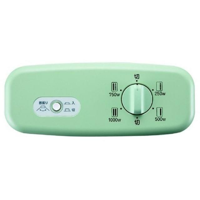 即納 遠?グラファイトヒーター 4段階切替 1000W グリーン アラジン