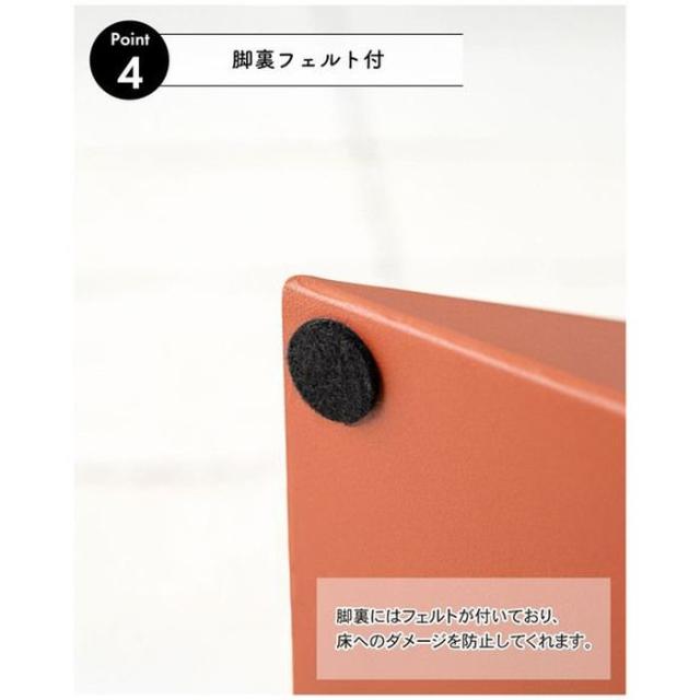 北海道・沖縄・離島配送不可 代引不可 サイドテーブル スチール（粉体塗装） 完成品 ベージュ 東谷 DM-102BE_6