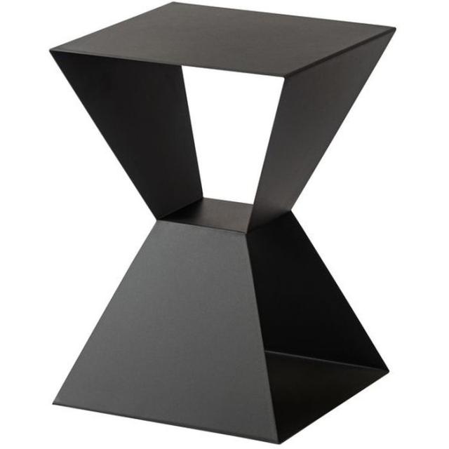 北海道・沖縄・離島配送不可 代引不可 サイドテーブル スチール（粉体塗装） 完成品 ダークグレー 東谷 DM-102DGY