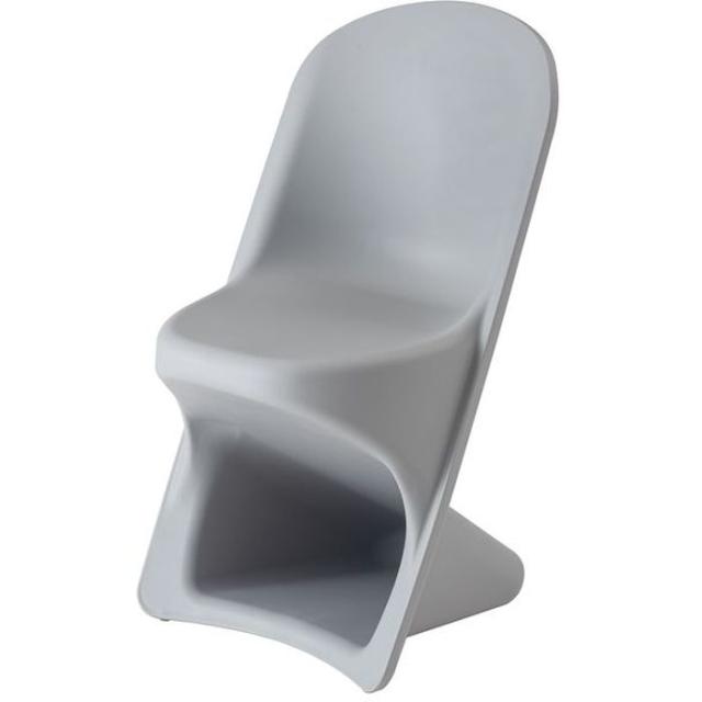 北海道・沖縄・離島配送不可 代引不可 チェア ポリプロピレン 完成品 グレー 東谷 PC-843GY