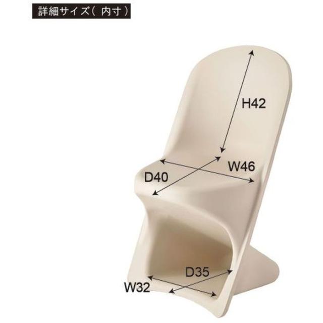北海道・沖縄・離島配送不可 代引不可 チェア ポリプロピレン 完成品 グレー 東谷 PC-843GY_5