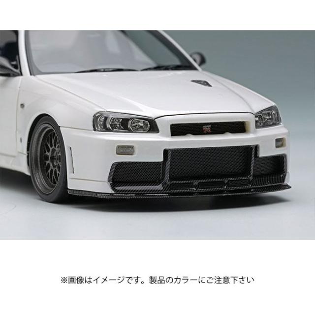 1/43スケール BUILT BY LEGENDS マインズ スカイライン GT-R(BNR34) ベイサイドブルー ミニカー 完成品 メイクアップ EM681B_7