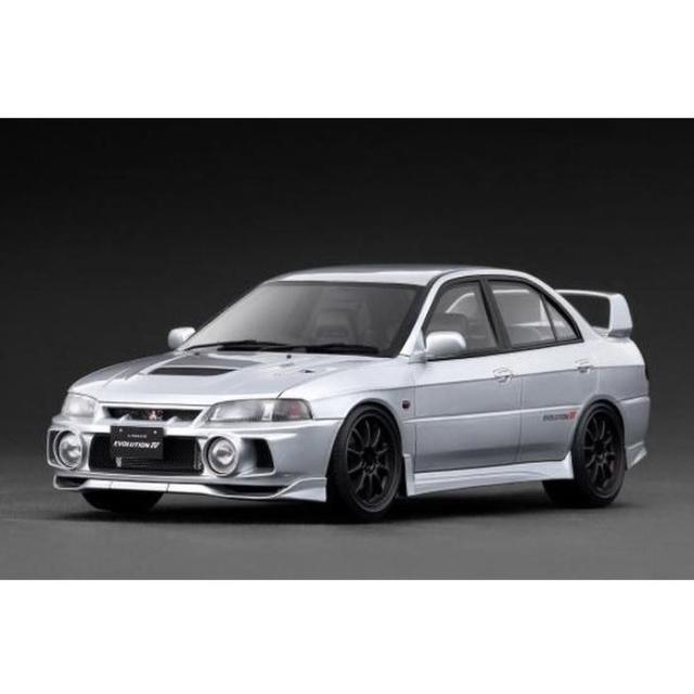 1/18　Mitsubishi LANCER EVOLUTION 4 (CN9A) Silver ティーケー・カンパニー IG3781