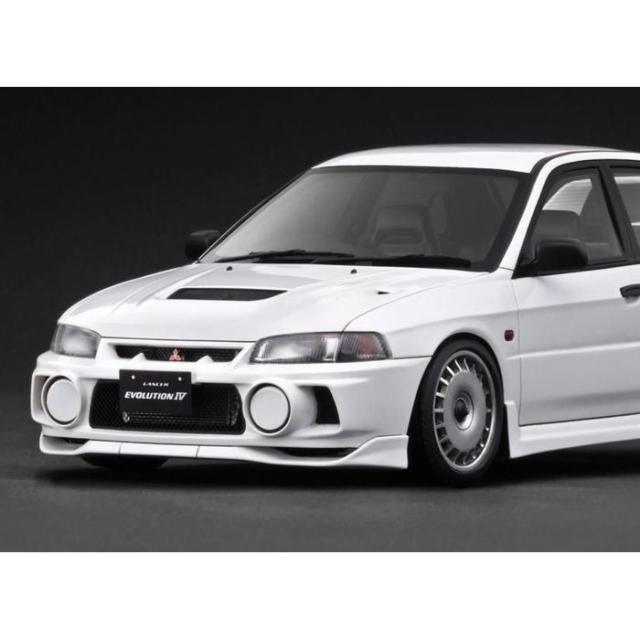 1/18 Mitsubishi LANCER EVOLUTION 4 (CN9A) White ティーケー・カンパニー IG3787
