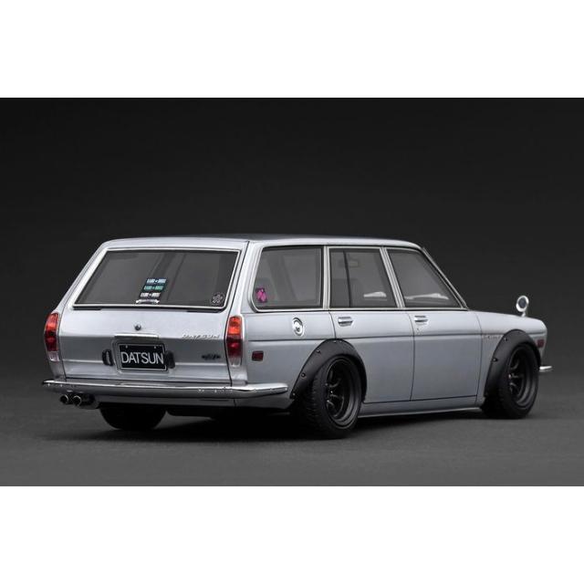 イグニッションモデル 1/18 Datsun Bluebird Wagon (510) Silver ティーケー・カンパニー IG3860_1
