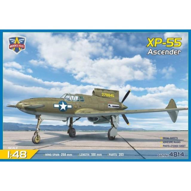 1/48 カーチス XP-55 アセンダー 試作戦闘機 1号機 ビーバーコーポレーション MDV4814