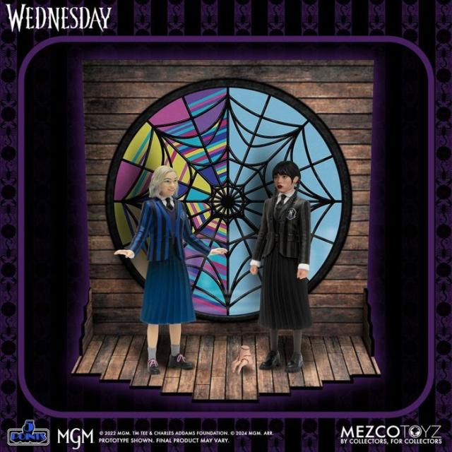 5ポイント/ Netflix Wednesday: ウェンズデー・アダムス＆イーニッド・シンクレア 3.75インチ アクションフィギュア ボックスセット Ampus 675704