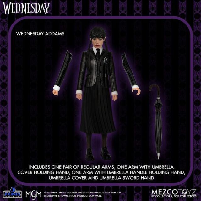 5ポイント/ Netflix Wednesday: ウェンズデー・アダムス＆イーニッド・シンクレア 3.75インチ アクションフィギュア ボックスセット Ampus 675704_1