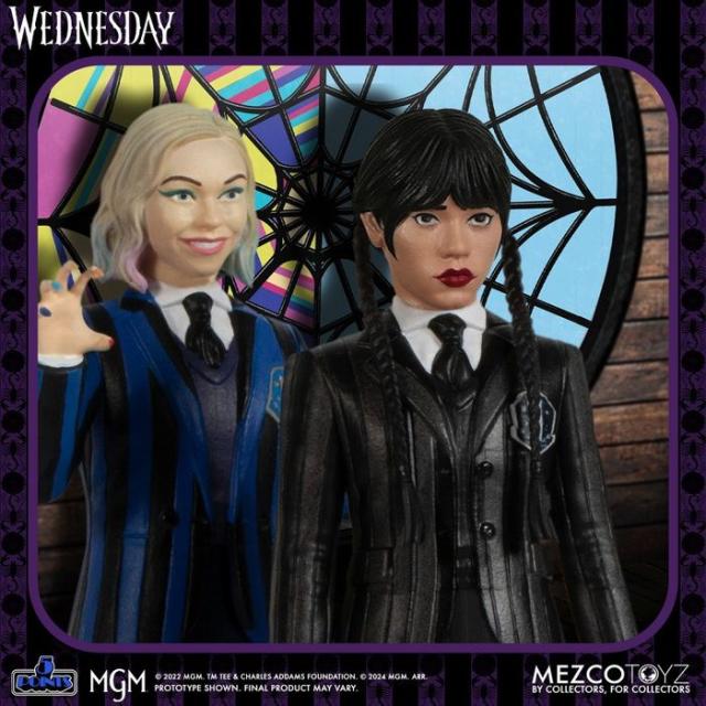 5ポイント/ Netflix Wednesday: ウェンズデー・アダムス＆イーニッド・シンクレア 3.75インチ アクションフィギュア ボックスセット Ampus 675704_8