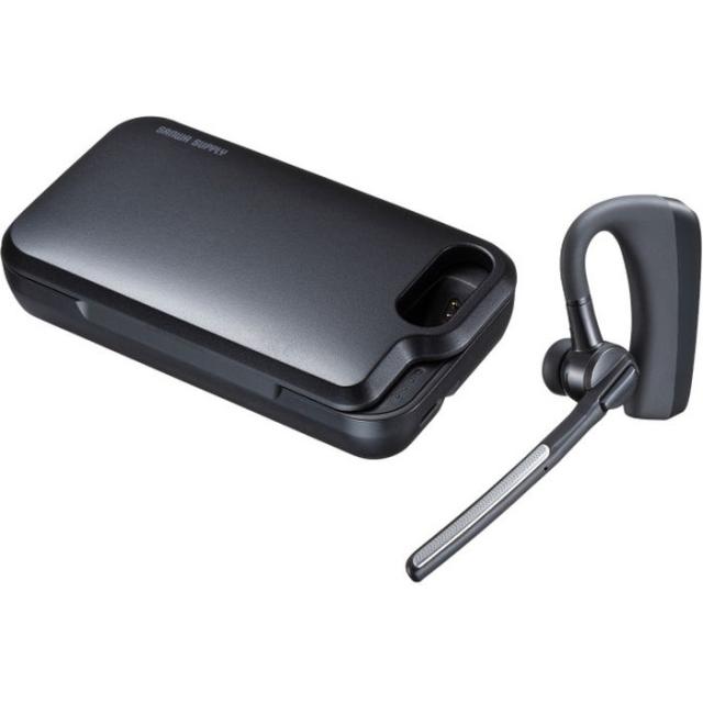 代引不可 Bluetoothヘッドセット（充電ケース付き） サンワサプライ MM-BTMH74BK 9,203円